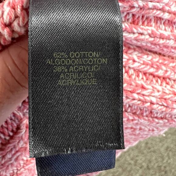 Liz Claiborne, M, Pink, Button up Sweater, Collar - Picture 7 of 8